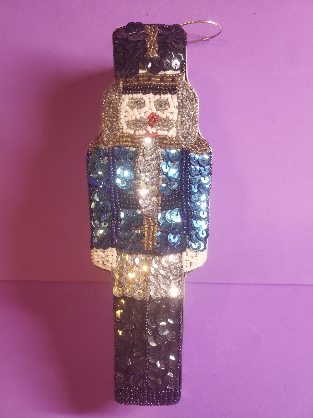 Nutcracker Fabric Container - 7"